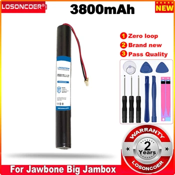 LOSONCOER 0 Цикл 100% Новый 3800 мАч Хорошего качества Аккумулятор для Jawbone Big Jambox Батареи для динамиков