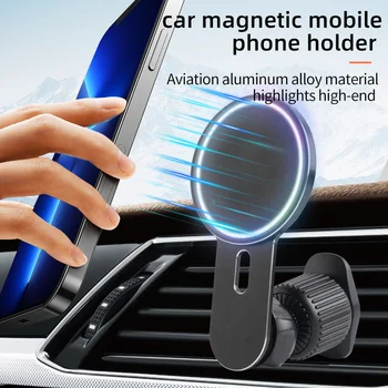 Автомобильный Магнитный держатель для мобильного телефона Lovebay для iPhone 13 14 12 Mini Pro Max, автомобильный магнитный кронштейн с вращением на 360 °