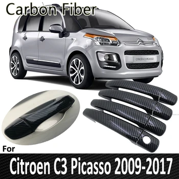 Поп для Citroen C3 Picasso 2009~2017 2010 2011 2012 2013 2014 2015 2006 Накладка на дверную ручку, автомобильные аксессуары Sricker